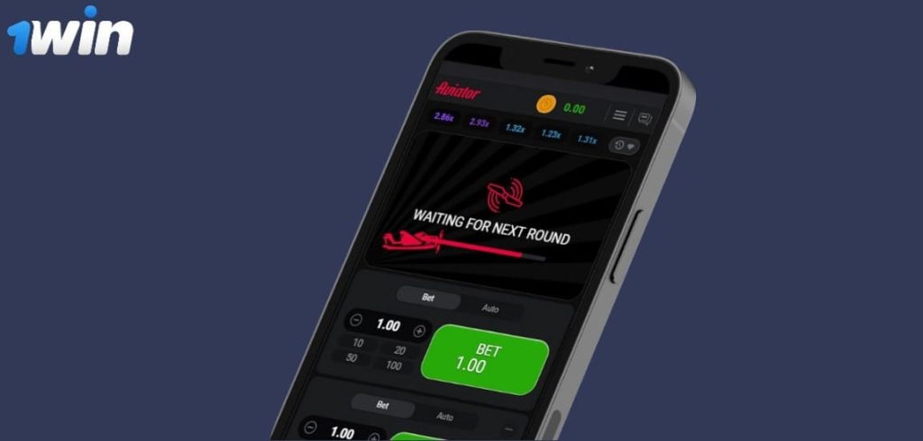 Jouer Ă Aviator sur l'application 1Win (Android et iOS)